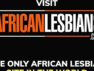 Genuine African Brief Haired Lesbos Eat Slit