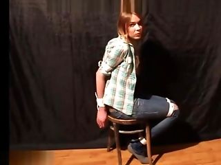 Stool Tied In Jeans