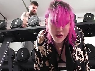 Hatler Gurius And Lena Moon - Trans Assfuck Fucked By At The Gym